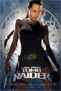 Angelina Jolie kao Lara Kroft u "Tomb Raider" filmu
